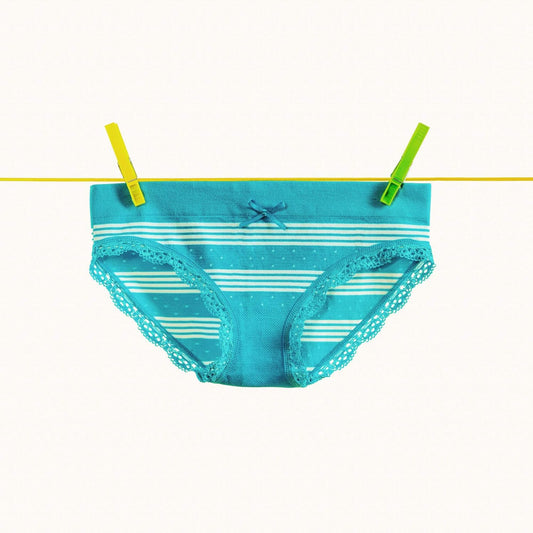 Alyce Intimates Seamless Girls Panties, Pack of 8 | Solids & Prints