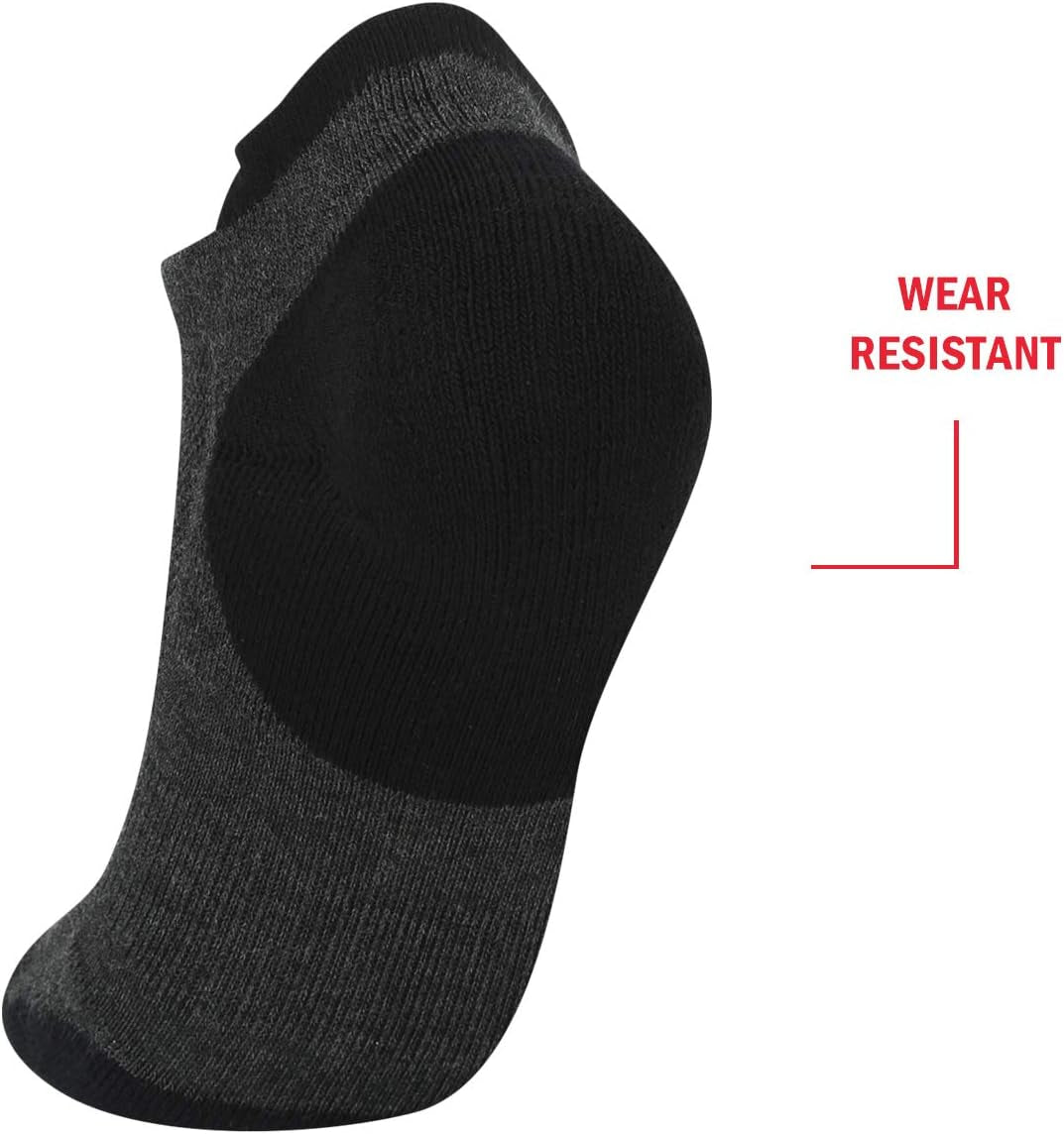 Mens Ankle Socks 5 Pairs/Pack Athletic Cushioned Breathable Low Cut Running Socks(Blue, Large)