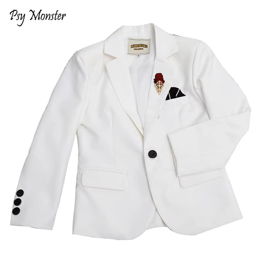 Wedding Suit for Boy Children Prince Stage Performance Formal Suit Flower Kids School Suit Ceremony Chorus Birthday Costume