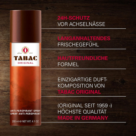 Tabac Original / Wirtz Deodorant Spray Can 4.1 Oz (M)