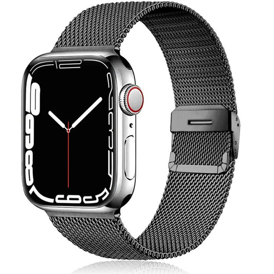 Milanese Loop Band Compatible with Apple Watch Bands 40Mm 44Mm 38Mm 42Mm 41Mm 45Mm Ultra 49Mm Women Men, Mesh Metal Strap Stainless Steel Wrist Adjustable for Iwatch Series 9 8 7 SE 6 5 4 3 2
