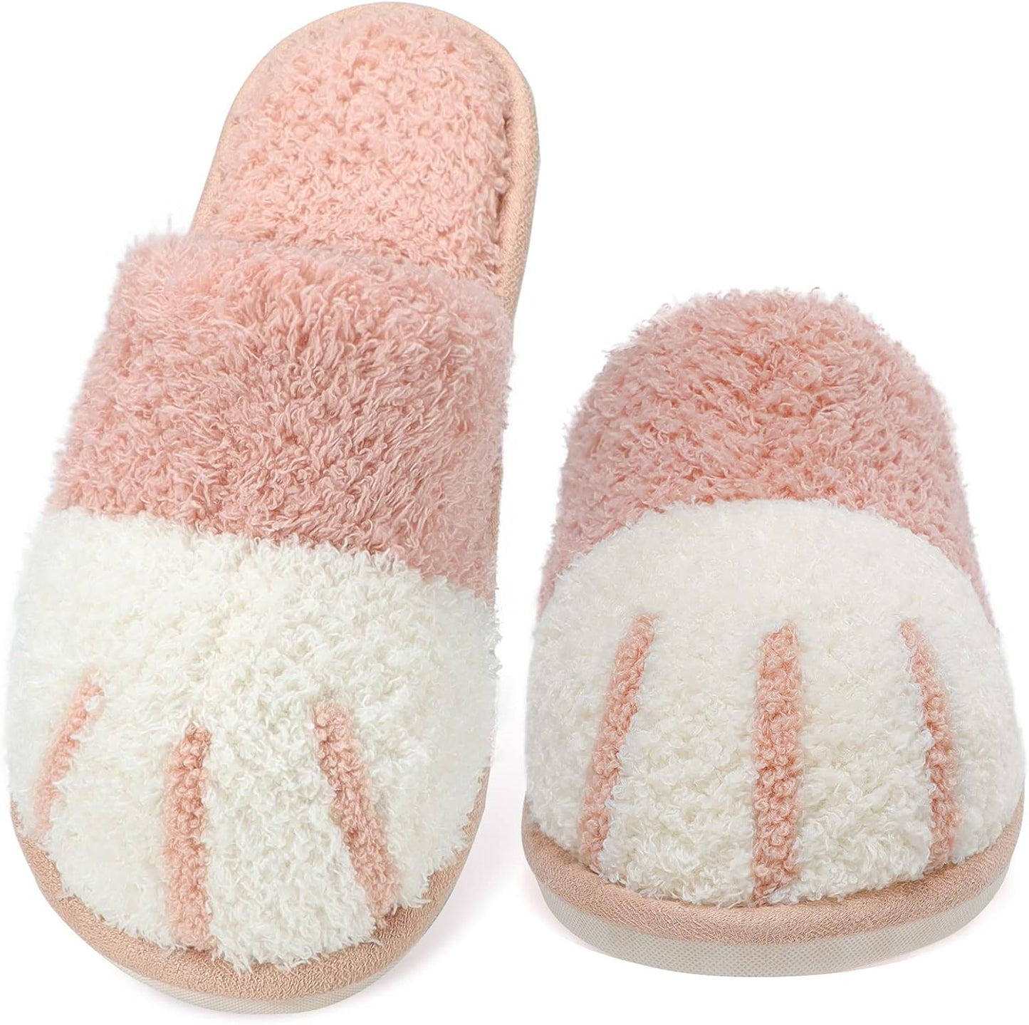 Cute Animal Slippers for Women Indoor Outdoor Memory Foam House Slipper Soft Warm Cozy Fuzzy Bedroom Non-Slip Shoes Christmas Gift Ladies