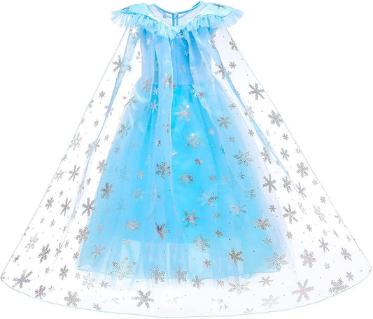 Princess Dress for Girls Princess Costume for Kids Costume Halloween Birthday Party Dress Up