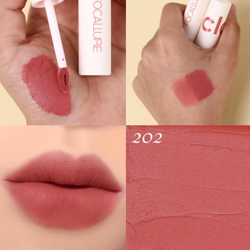 Matte Lipstick Velvet Mist Lip Clay Not Dry Lip Cream 25 Color Nude Lip Stick Waterpoof Lip Cosmetic Makeup Wholesale