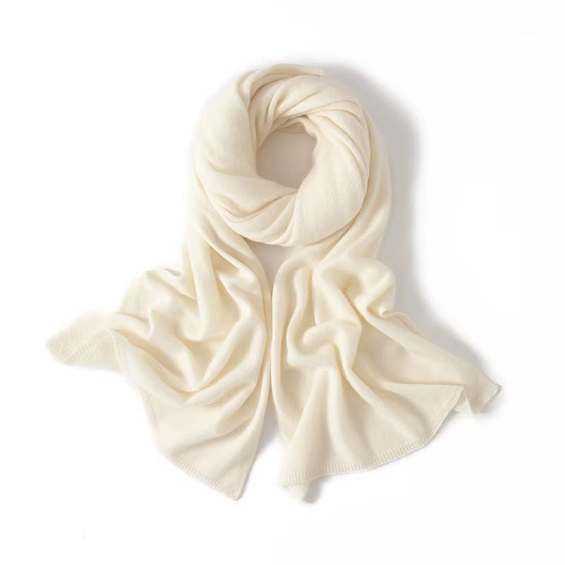 New 100% Pure Cashmere Scarf Women Knitted Winter Autumn Elegant and Smart! 100% Pure Cashmere Scarf for Men and Women