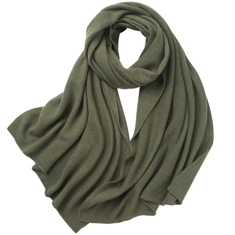 New 100% Pure Cashmere Scarf Women Knitted Winter Autumn Elegant and Smart! 100% Pure Cashmere Scarf for Men and Women
