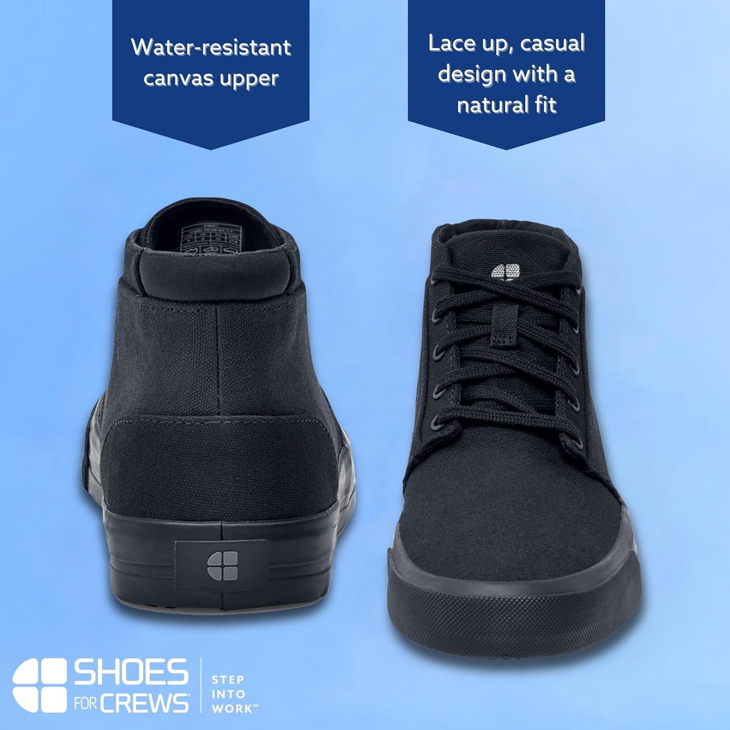 Cabbie II, Men'S, Women'S, Unisex Slip Resistant, Food Service Work Shoes, Black, Men'S Size 8/ Women'S Size 9.5