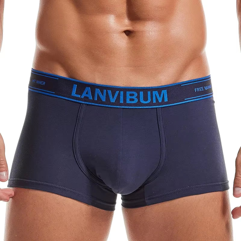 Men Underwear Boxer Shorts Cotton Soft Cueca Masculina Boxers Homme Calzoncillos Underpants
