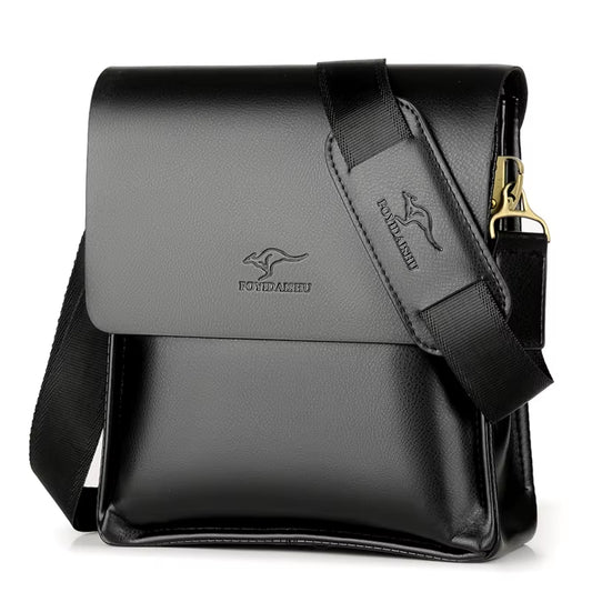 Kangaroo Men Bag Fashion Pu Leather Crossbody Bag Shoulder Men Messenger Bags Vintage Casual Designer Handbags Man Bags