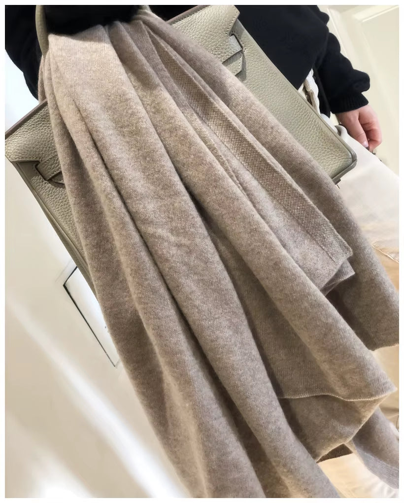 New 100% Pure Cashmere Scarf Women Knitted Winter Autumn Elegant and Smart! 100% Pure Cashmere Scarf for Men and Women