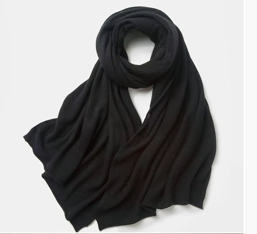 New 100% Pure Cashmere Scarf Women Knitted Winter Autumn Elegant and Smart! 100% Pure Cashmere Scarf for Men and Women