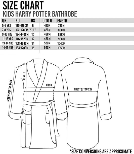 Dressing Gown Kids Red or Blue Options Pajama Robe