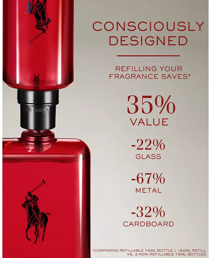 Polo Red Eau De Toilette Spray, 6.7 Oz