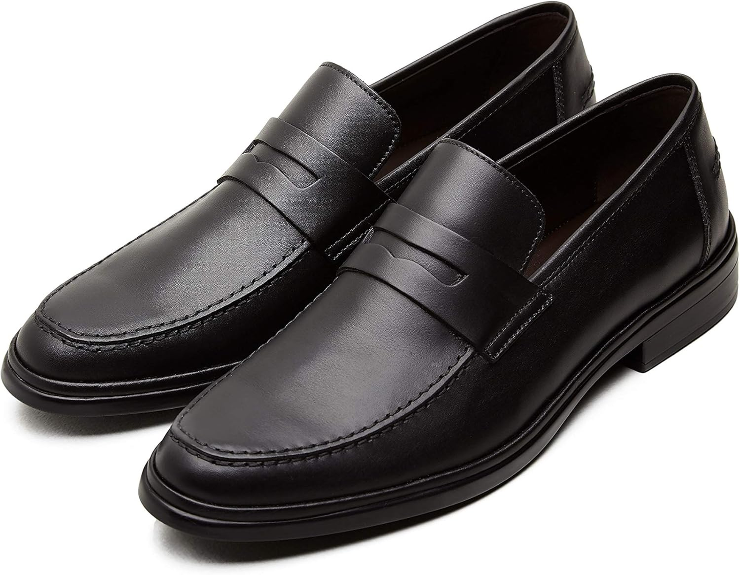 Dress Shoes for Men - Handmade Men'S Shoes - Leather Moccasins -Smart Shoes -Italian Craftsmanship - Casual Shoes for Men Black Size 10