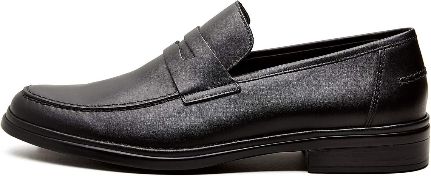 Dress Shoes for Men - Handmade Men'S Shoes - Leather Moccasins -Smart Shoes -Italian Craftsmanship - Casual Shoes for Men Black Size 10