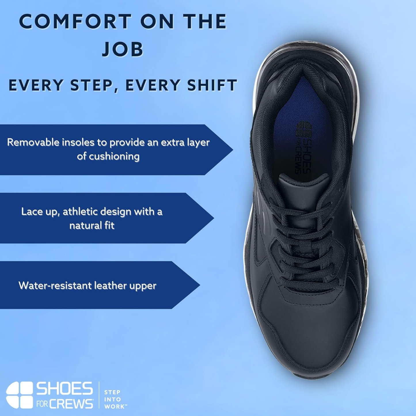 Geo, Men'S Slip Resistant Food Service Work Sneaker