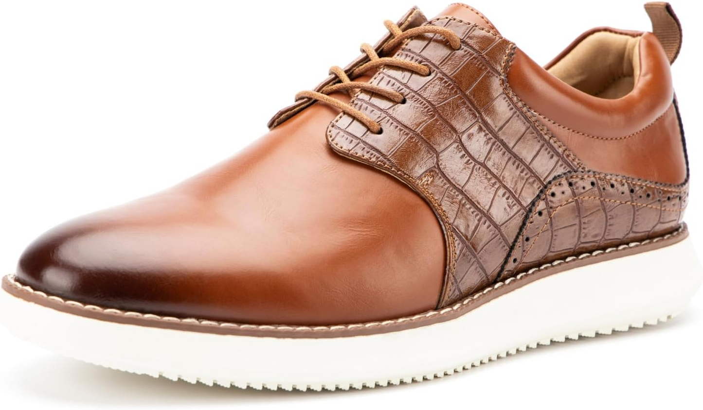 Men'S Oxford Shoes Dress Shoes Men'S Lightweight Lace-Up Fashion Shoes