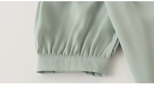 Top Femme Short Sleeve White Blouse Tops Blouse Women Blusas Mujer De Moda 2024 Verano Beading V-Neck Chiffon Blouse Shirt E800