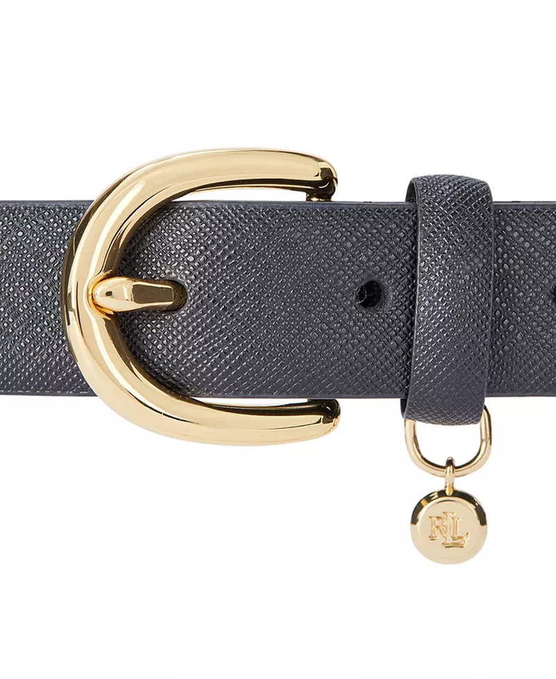 Women'S Charm Crosshatch Leather Belt