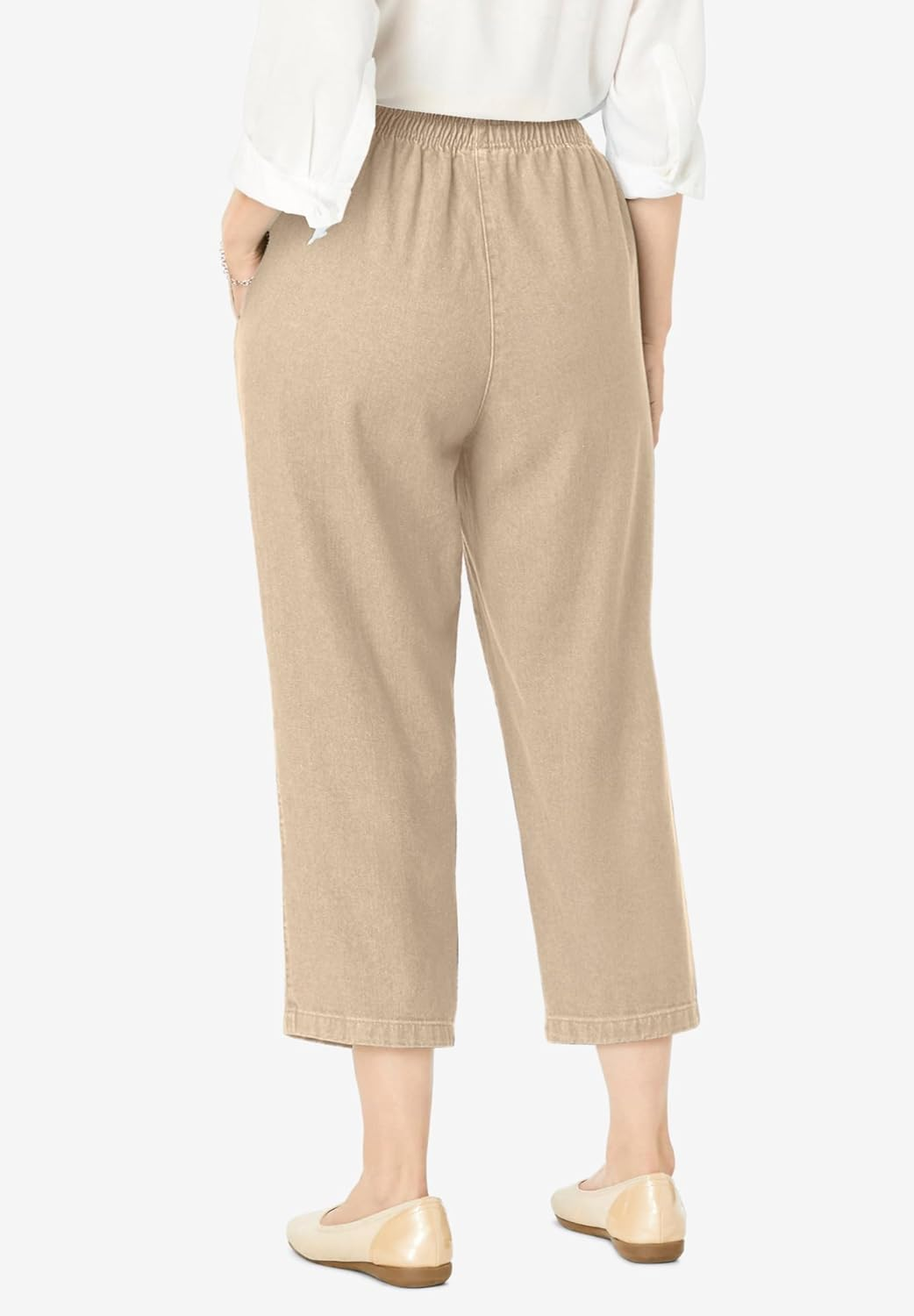 Women'S plus Size 7-Day Denim Capri