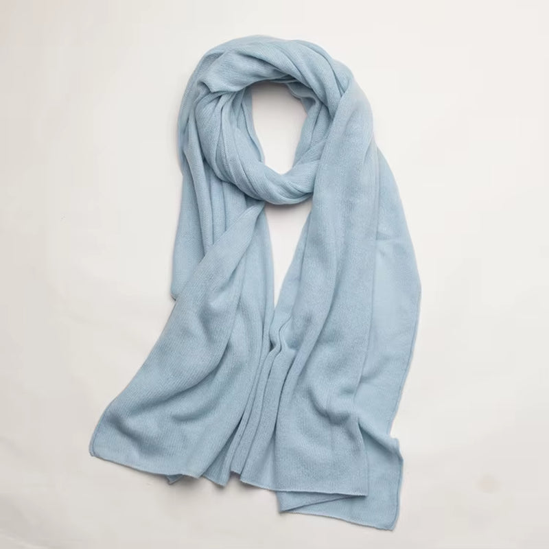 New 100% Pure Cashmere Scarf Women Knitted Winter Autumn Elegant and Smart! 100% Pure Cashmere Scarf for Men and Women