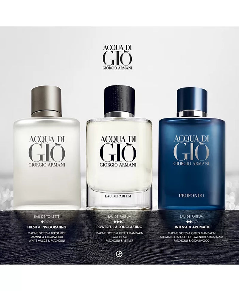 Acqua Di Gio Eau De Parfum Spray, 4.2 Oz.
