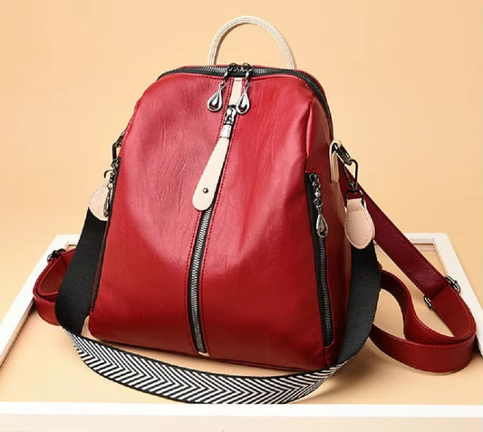 Women’S Backpack Fashion Designer High Quality Soft Leather Large Capacity Travel Shoulder Bags School Bag Ladies Backpacks