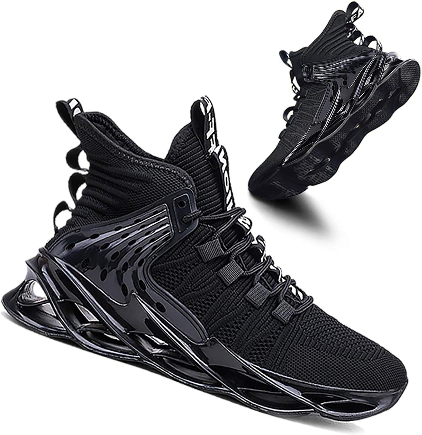Men'S Running Shoes Non Slip Athletic Tennis Walking Blade Type Sneakers Hip Hop