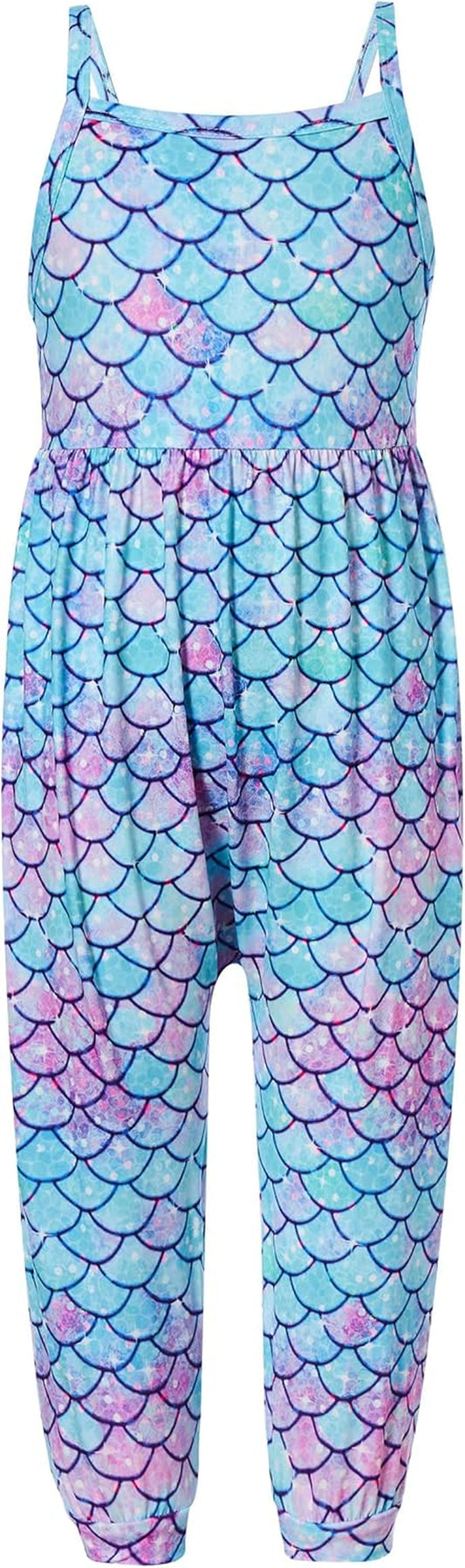 Baby Toddler Girl Cute Strap Jumpsuit One-Piece Romper with Pockets 1-8 Years