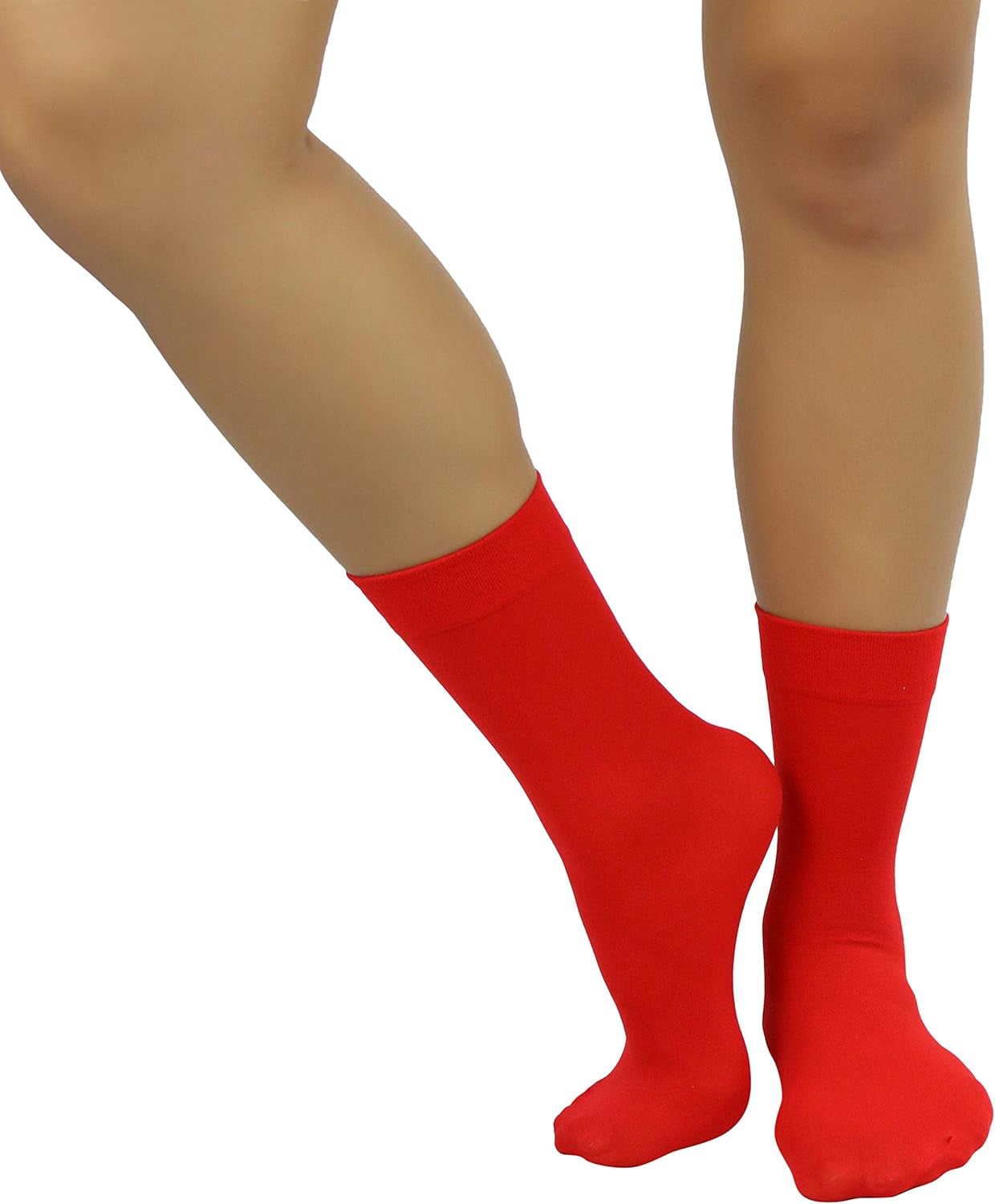 Womens Pack of 6 Trouser Solid Print Anklet Socks