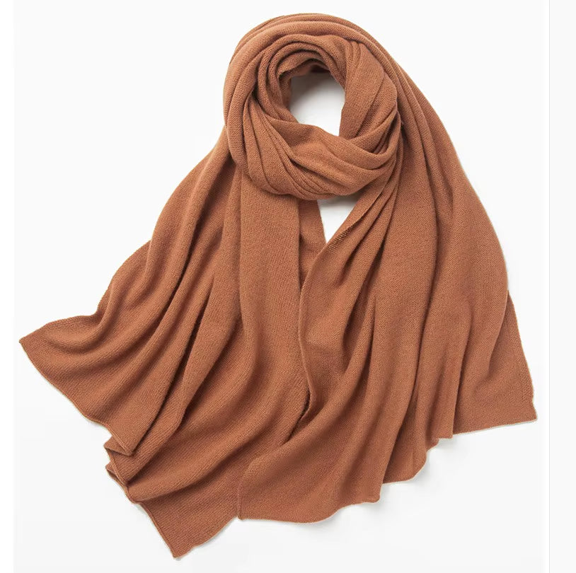 New 100% Pure Cashmere Scarf Women Knitted Winter Autumn Elegant and Smart! 100% Pure Cashmere Scarf for Men and Women