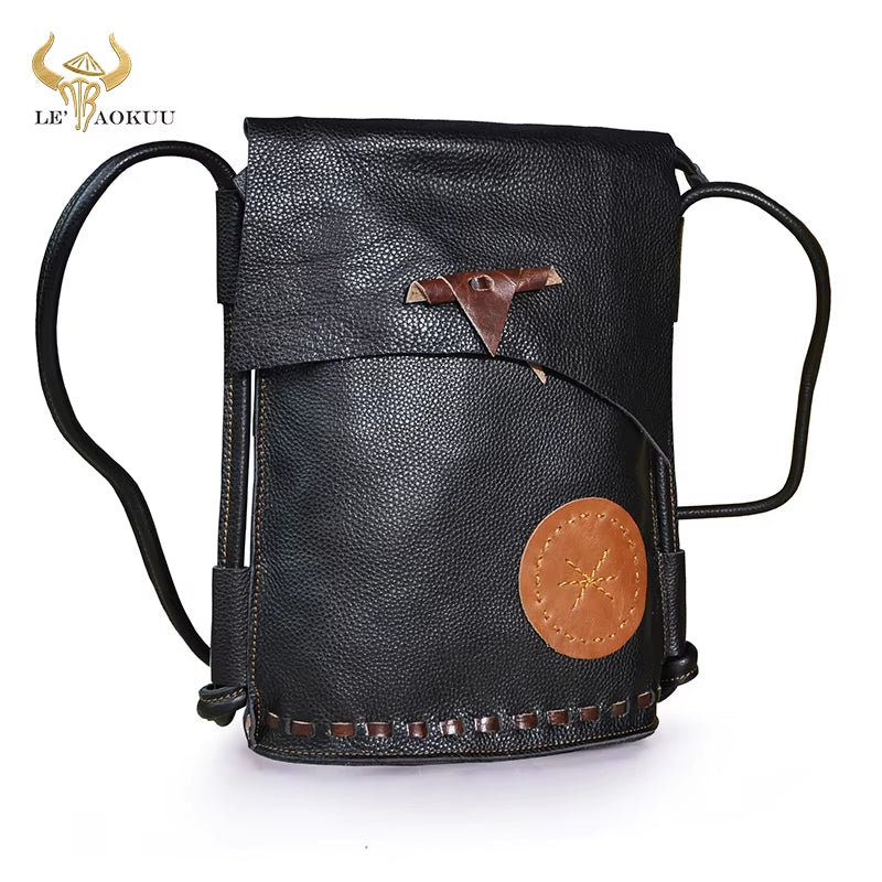2021 Genuine Leather Famous Brand Luxury Ladies Retro Small Purse and Handbag Shoulder Bag Women Design Female Elegant Bag 6632