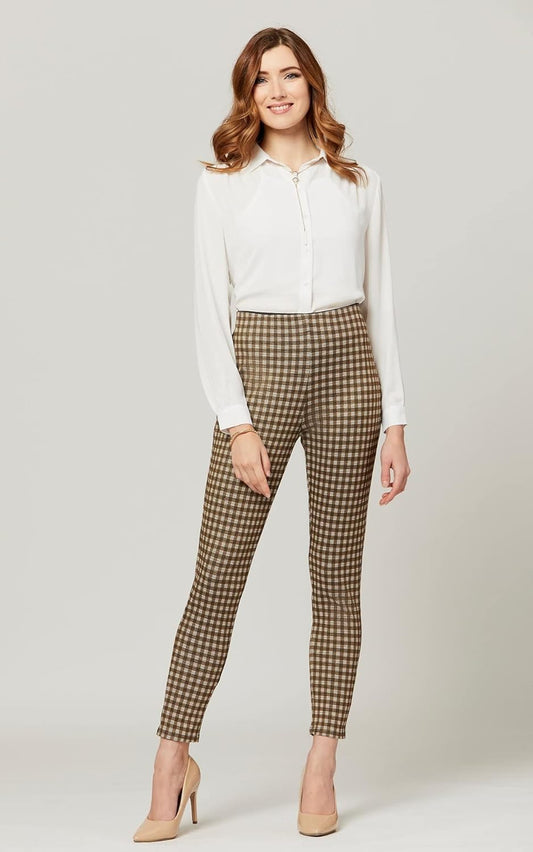 Black Dressy Leggings Business Casual Work Pants for Women High Waisted Pants for Women Slacks Womens Pants Dress - Nz-201-Black-M-1