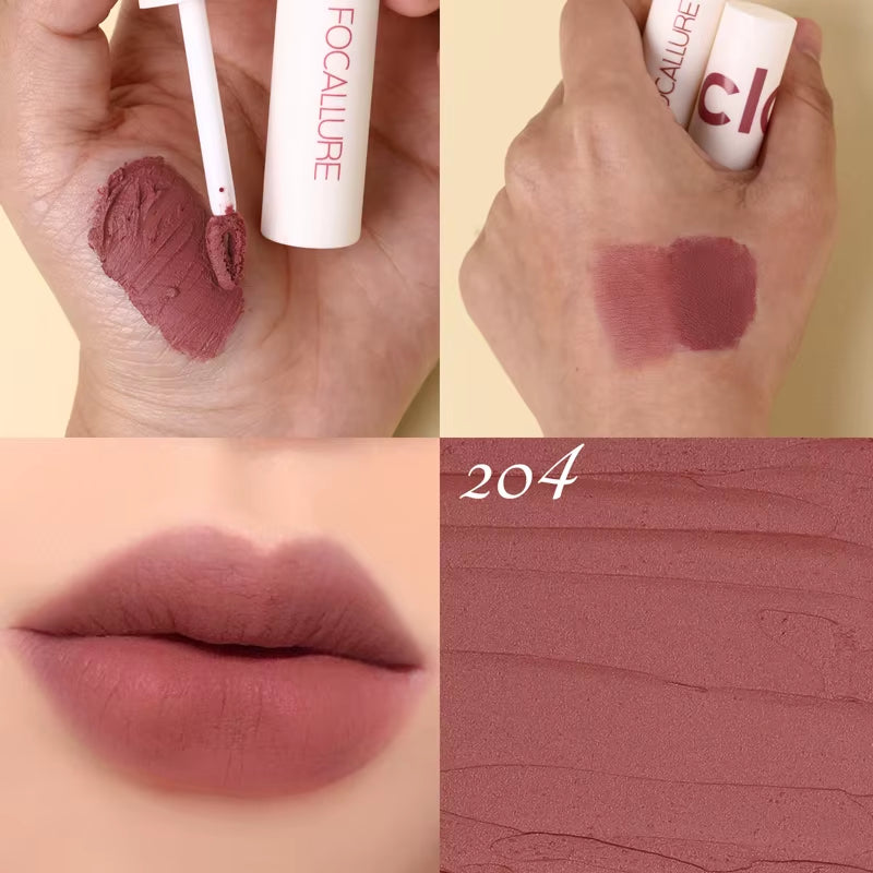 Matte Lipstick Velvet Mist Lip Clay Not Dry Lip Cream 25 Color Nude Lip Stick Waterpoof Lip Cosmetic Makeup Wholesale