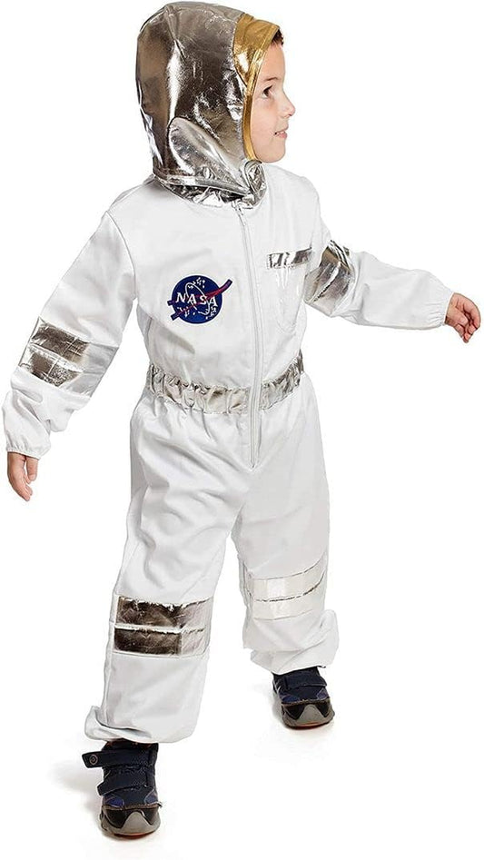 Astronaut Costume for Kids, Pretend Play Astronaut Costume Set with Accessories - Astronaut Outfit for Kids Ages 3-7