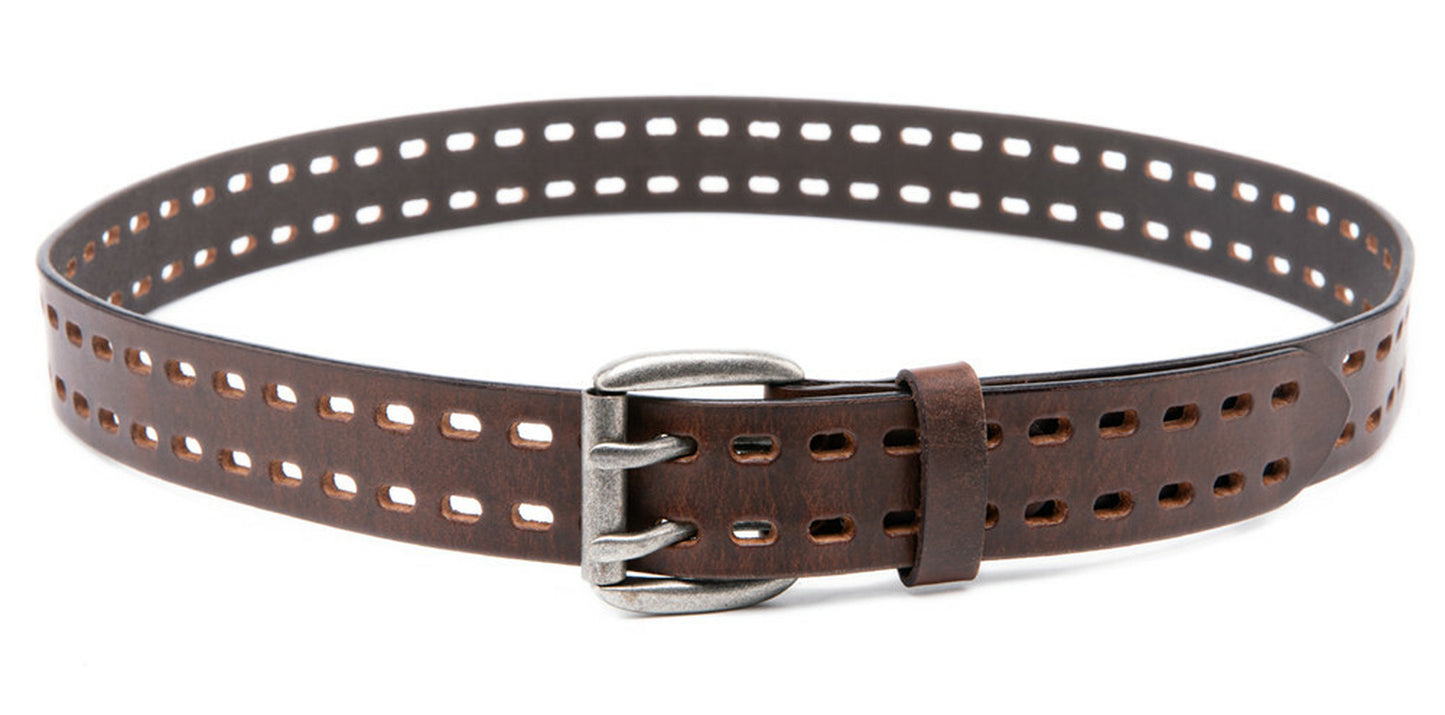 Men’S Top Grain Leather Belts for Men Genuine Solid Belt Workmen 1.5Inch Width