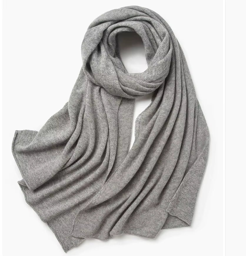 New 100% Pure Cashmere Scarf Women Knitted Winter Autumn Elegant and Smart! 100% Pure Cashmere Scarf for Men and Women