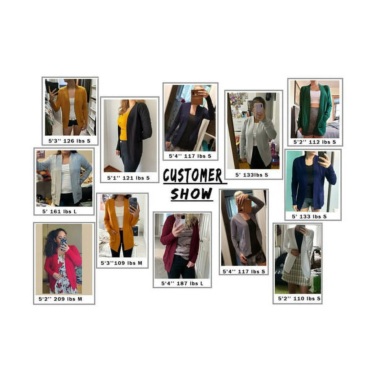 Women'S Cardigan Casual Lightweight Knit Cardigan Sweaters of Female S-2X