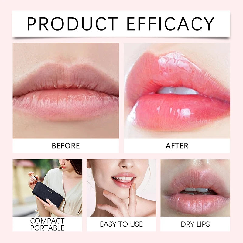 Moisturizing Lip Balm Lasting Waterproof Nutritious Lip Jelly Stick Soften Nourish Lip Care Portable Lip Tube Lipstick Cosmetic