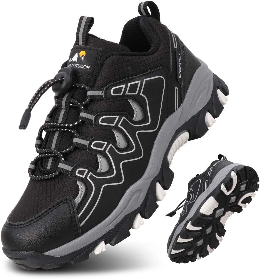 Boys Shoes Boys Tennis Running Sneakers Waterproof Hiking Shoes Kids Outdoor Fashion Sneakers Slip Resistant (Big/Little Boys)