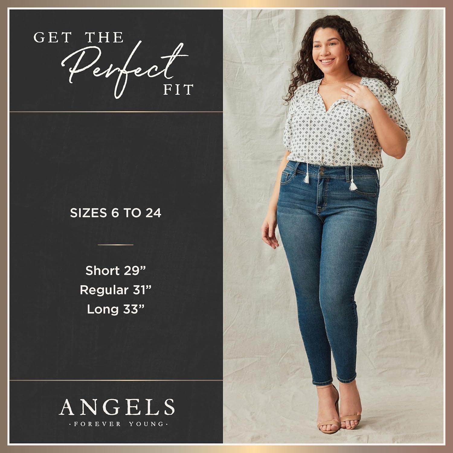 Women'S Curvy Bootcut Mid-Rise Jeans (Standard and Plus)