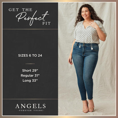 Women'S Curvy Bootcut Mid-Rise Jeans (Standard and Plus)