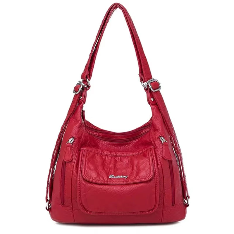 Genuine Leather Handbags Multifunction Casual Tote Bag Bagpack Mochilas Bags for Women Shoulder Bags Ladies Hand Bag Bolsas