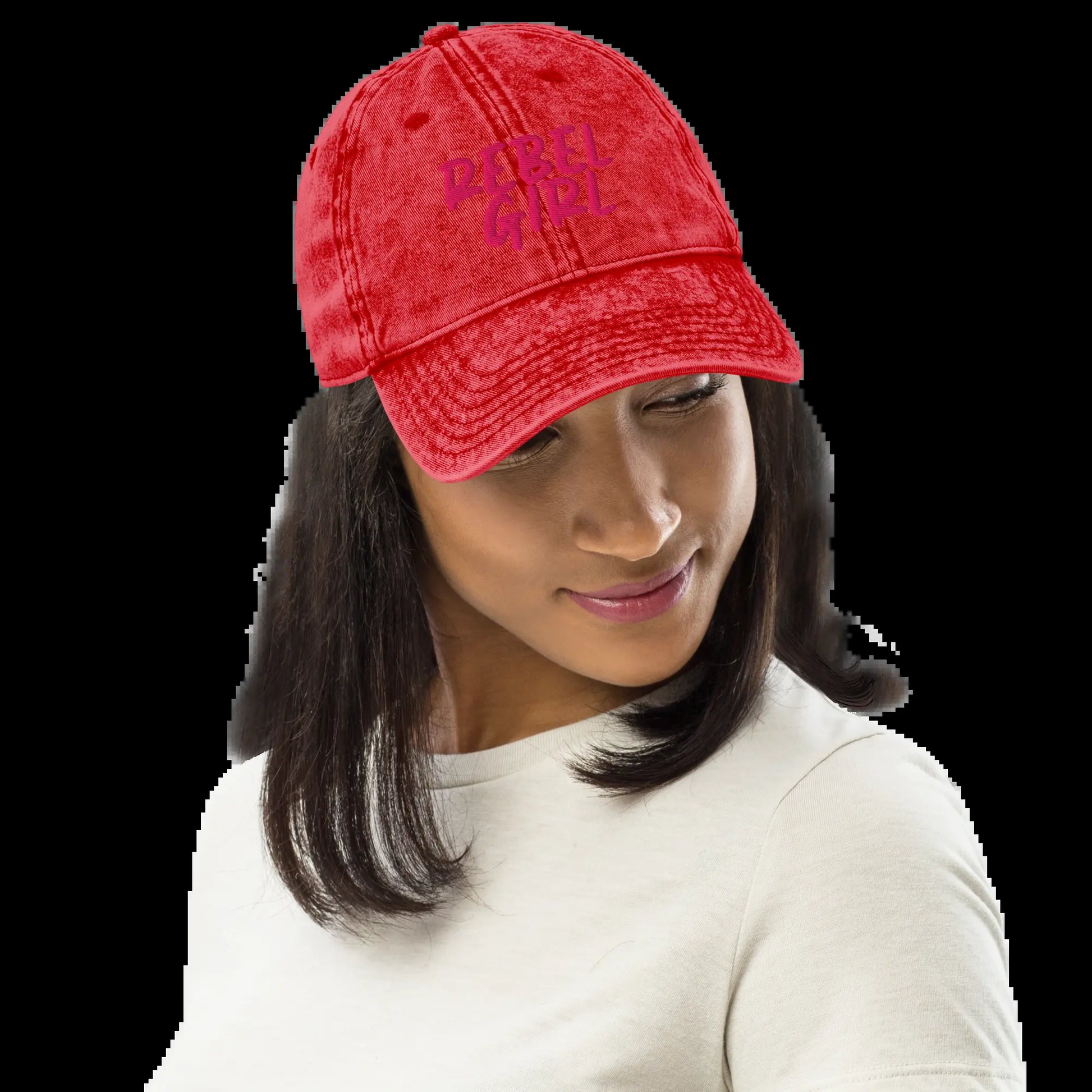 Vintage Cap REBEL GIRL Vintage Cotton Twill Cap