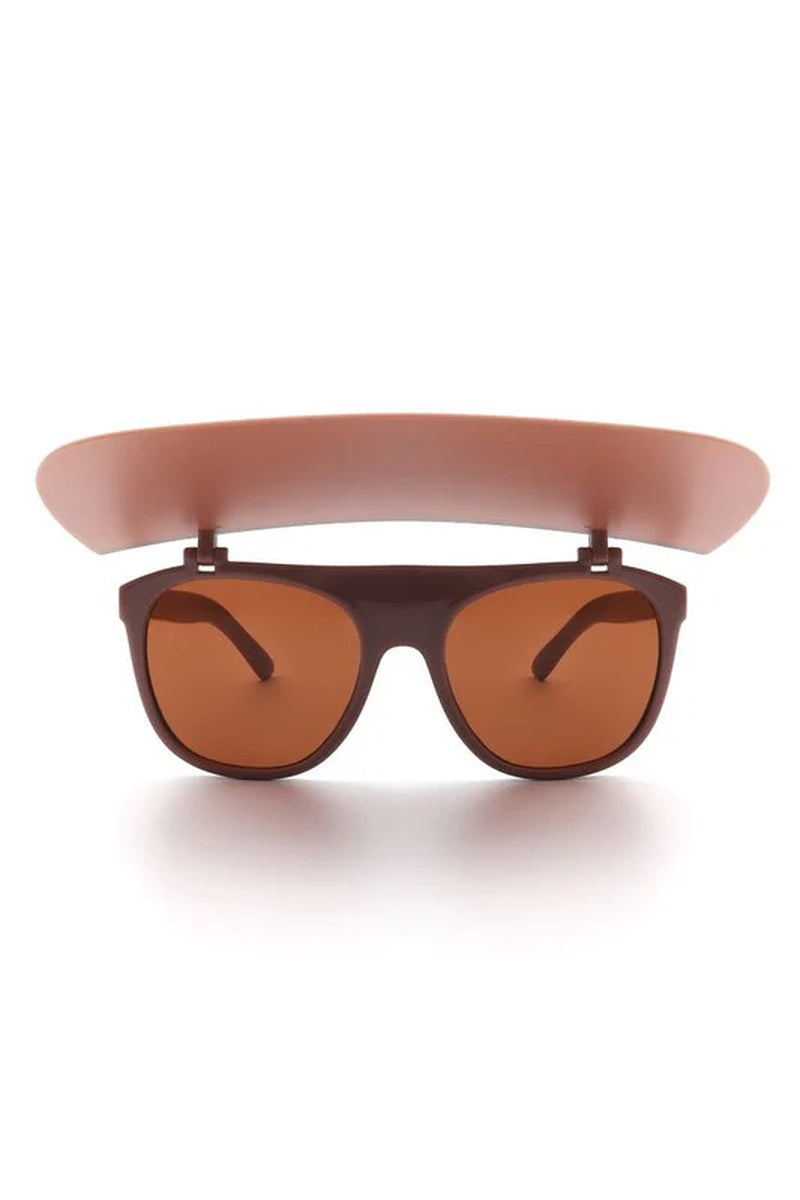 Classic round Shield Fashion Visor Sunglasses