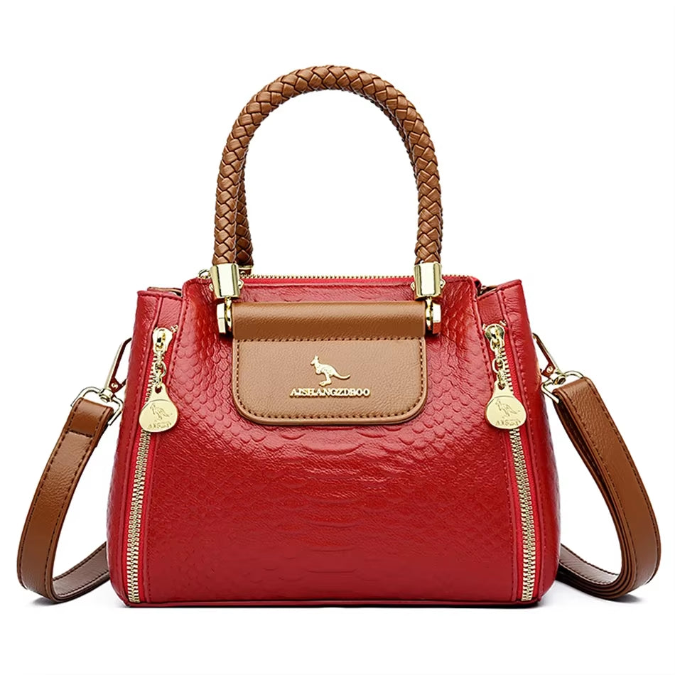 Fashion Crossbody Bags for Women Designer Ladies Purses and Handbags High-Quality Soft Leather Women Shoulder Messenger Bags Sac