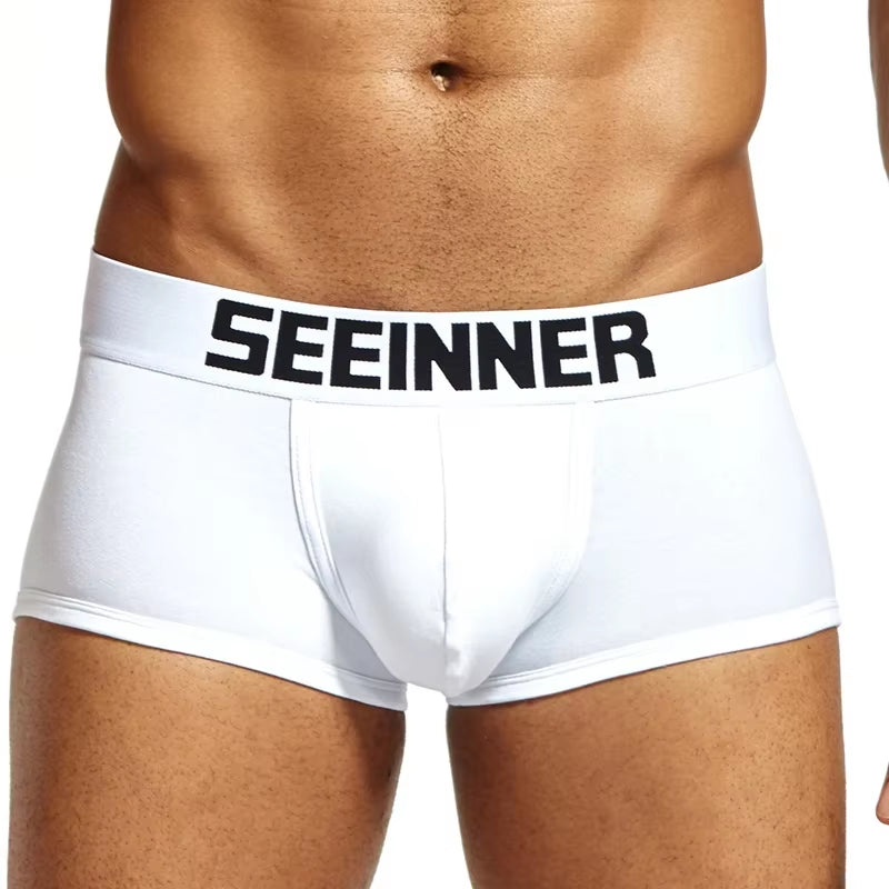 Men Underwear Boxer Shorts Cotton Soft Cueca Masculina Boxers Homme Calzoncillos Underpants