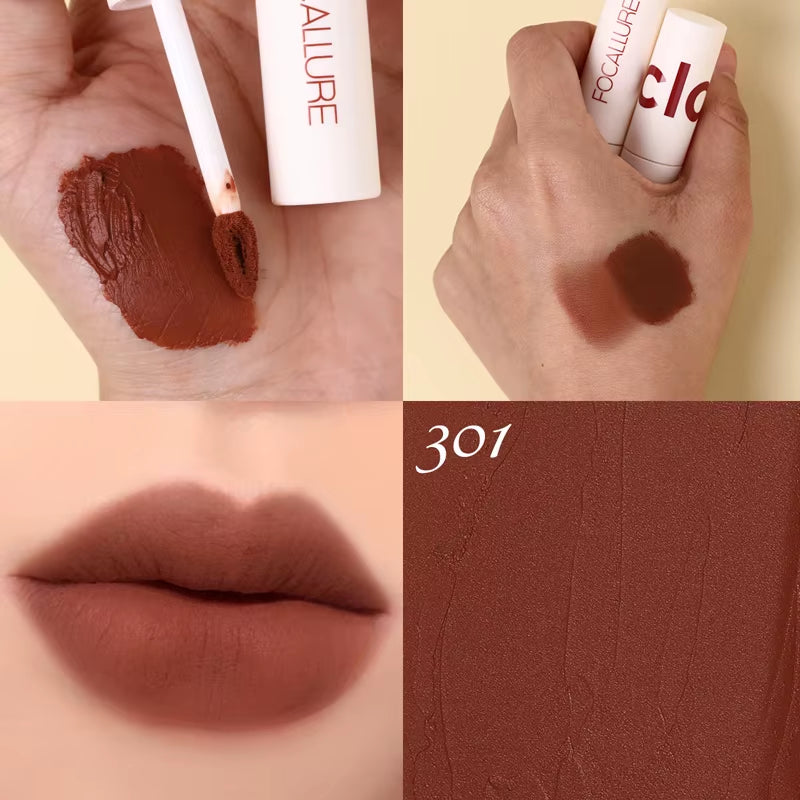 Matte Lipstick Velvet Mist Lip Clay Not Dry Lip Cream 25 Color Nude Lip Stick Waterpoof Lip Cosmetic Makeup Wholesale