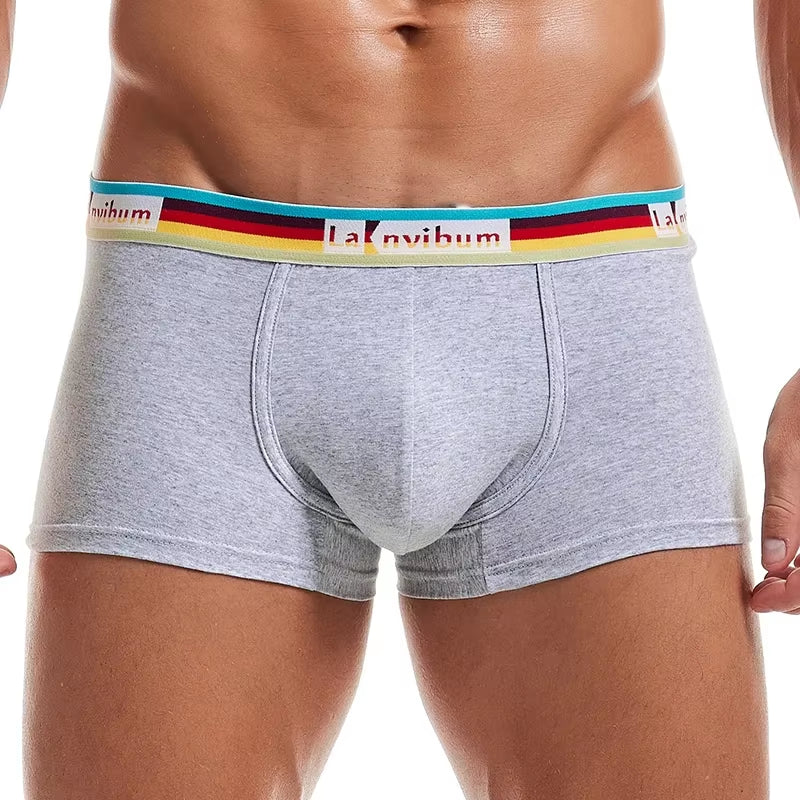 Men Underwear Boxer Shorts Cotton Soft Cueca Masculina Boxers Homme Calzoncillos Underpants