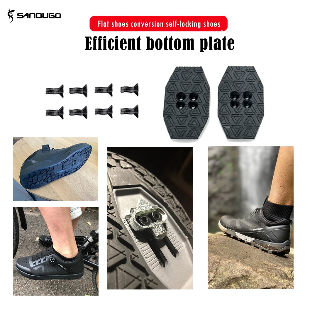 Mens Cycling Shoes Mtb Downhill Enduro Mountain Bike Shoes Compatible with All 2 Bolts Peadls